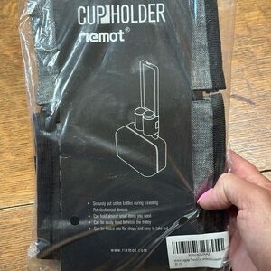 Riemot Black Travel Cup Holder new in bag